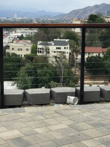 cable rail with hardwood cap