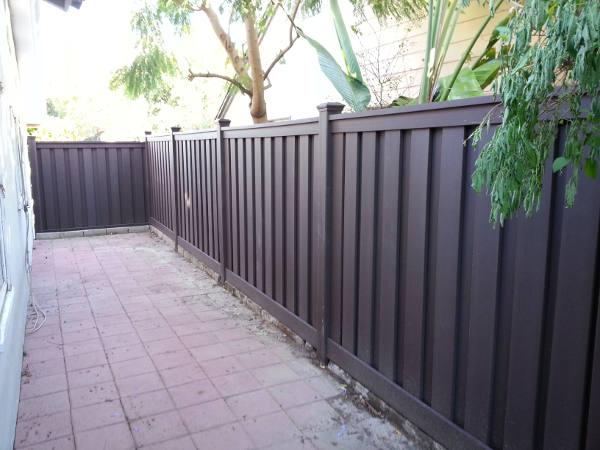Trex composite fence