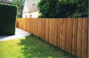 Board on Board Dog Ear Wood Fence