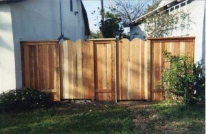 Butted Custom Cut Wood Fence