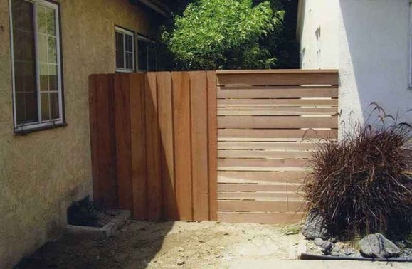 Horizontal Wood Fence 1