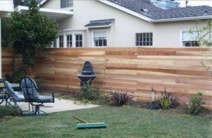 Horizontal Wood Fence 2